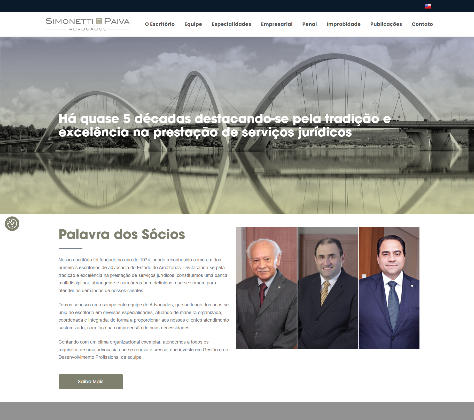 Site de advocacia